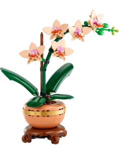 LEGO BOTANICAL 10343 MINI-ORCHIDEA,  FIORI ARTIFICIALI, VASO, DECORAZIONE CASA, MODELLINO ADULTI