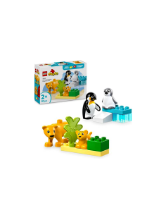 DUPLO 10442 FAMIGLIE ANIMALI:PINGUINI E LEONI LEGO