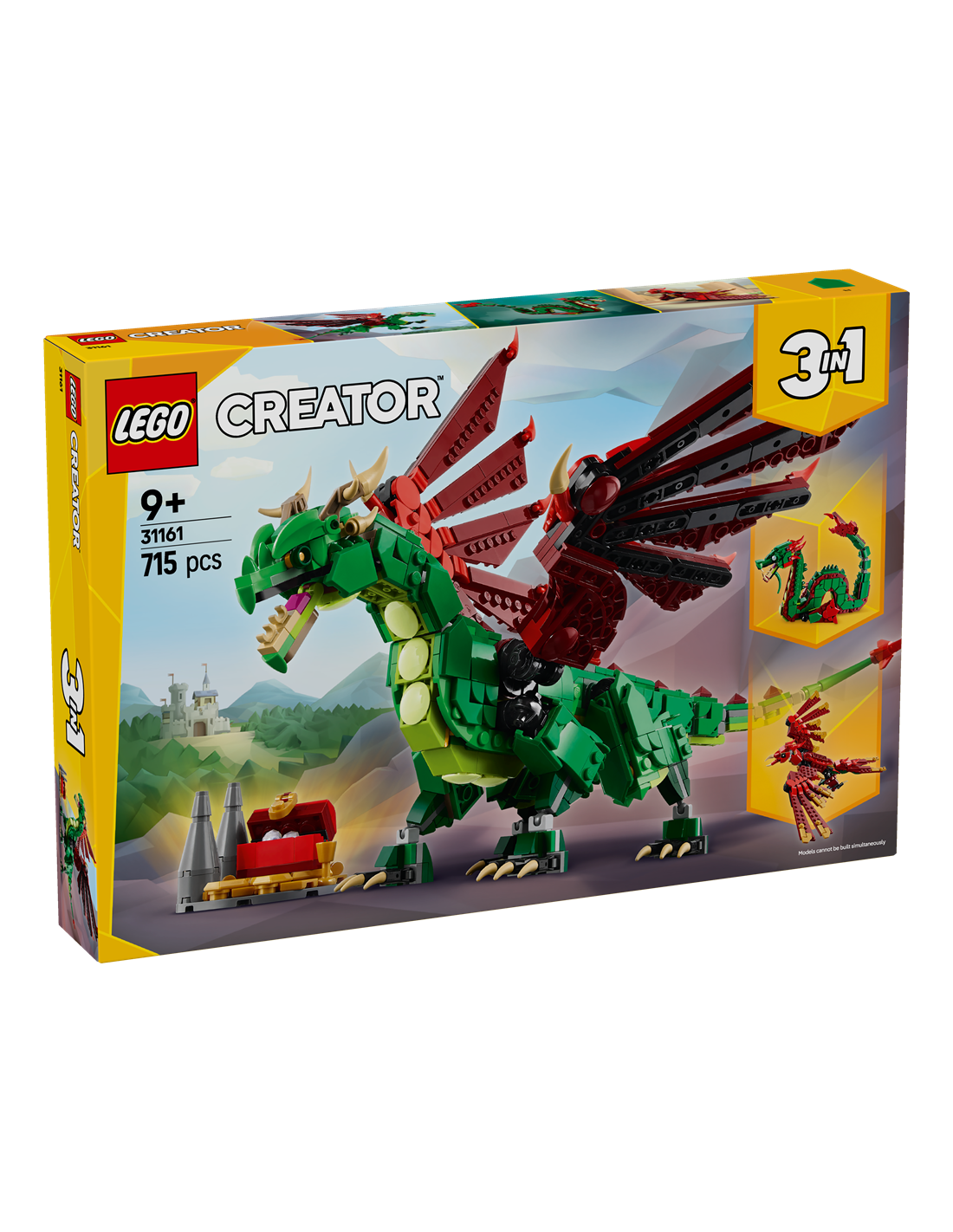 CREATOR 31161 DRAGO MEDIEVALE LEGO