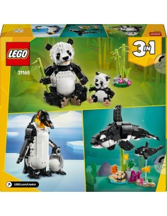 LEGO CREATOR ANIMALI SELVATICI:FAMIGLIA DI PANDA 2