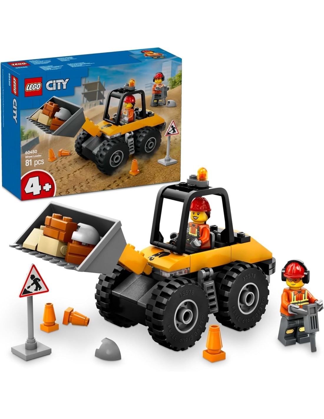 LEGO CITY PALA GOMMATA GIALLA