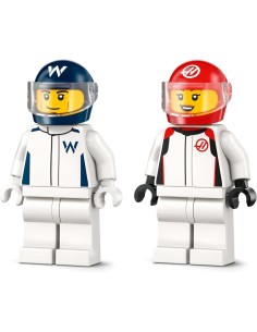 LEGO, CITY, WILLIAMS RACING, HAAS F1, AUTO DA CORSA, COSTRUIBILE, MINIFIGURE, GIOCO BAMBINI