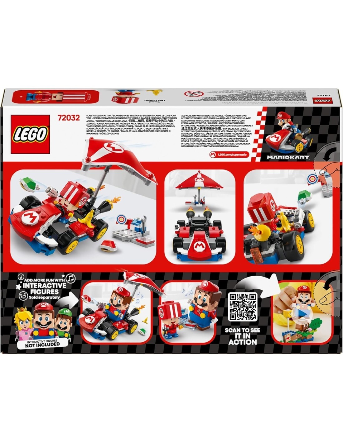 LEGO SUPER MARIO, KART STANDARD, MACCHINA DA COSTRUIRE CON TOAD, 7+ ANNI