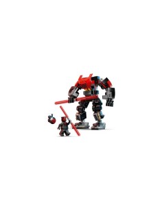 LEGO STAR WARS 75411 MECH DARTH MAUL, ACTION FIGURE, CON SPADA LASER DOPPIA, + 6 ANNI 2