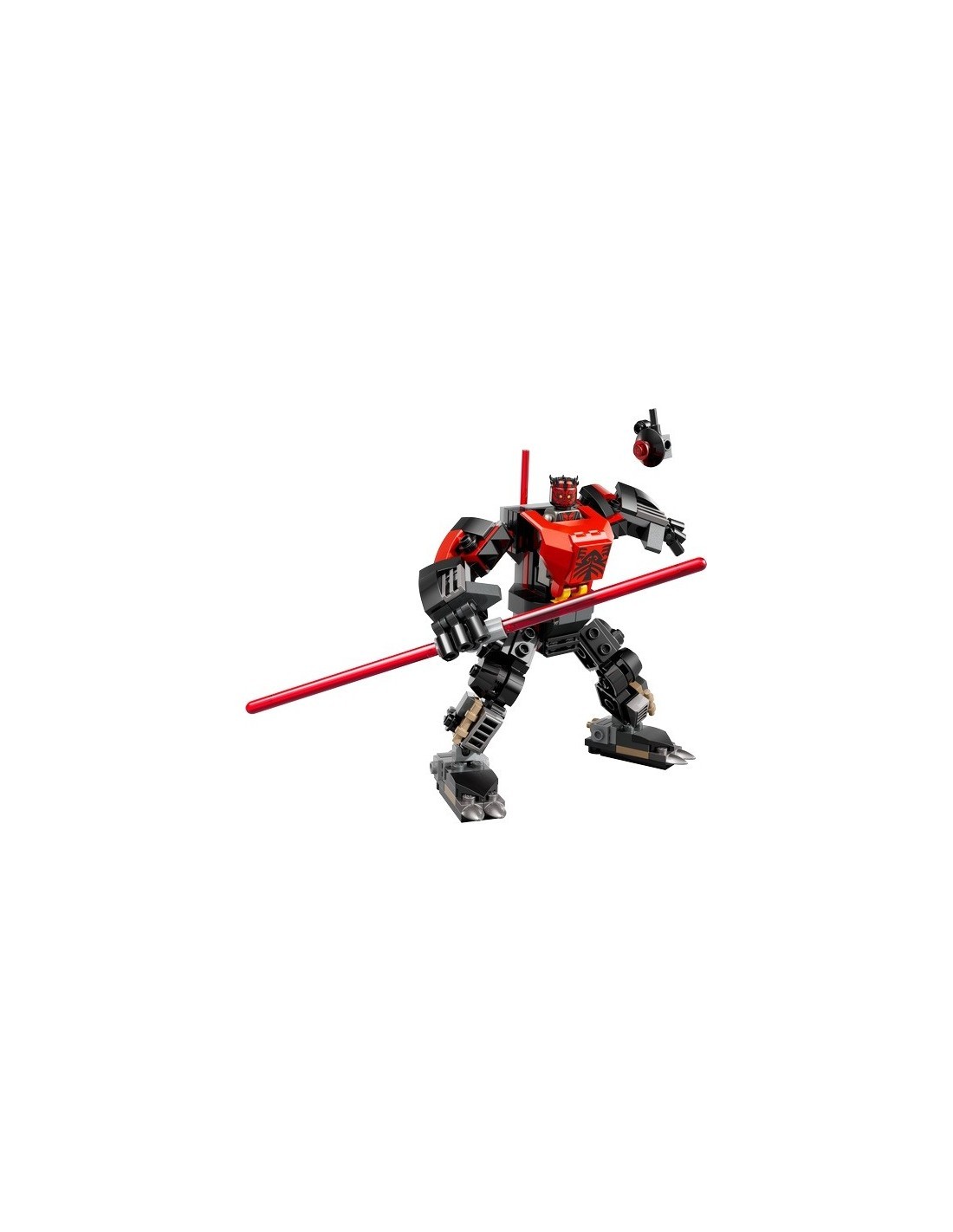 LEGO STAR WARS 75411 MECH DARTH MAUL, ACTION FIGURE, CON SPADA LASER DOPPIA, + 6 ANNI