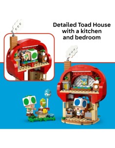 LEGO 72041 Super Mario Festa a Casa di Toad