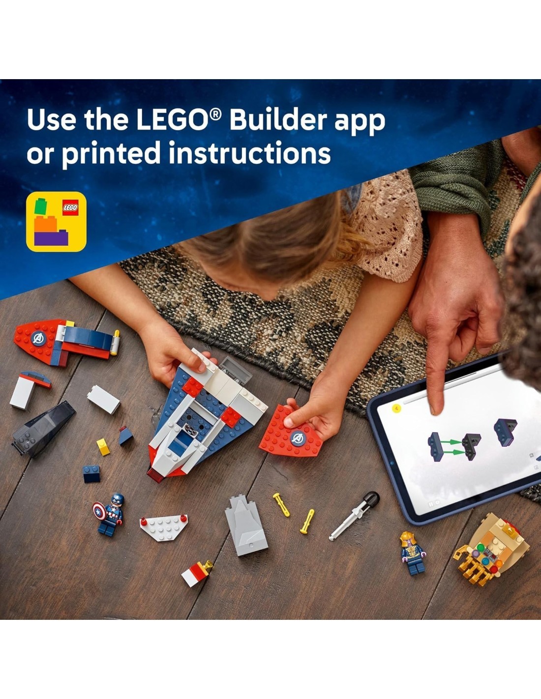 LEGO 76319 Marvel Captain America Contro Thanos