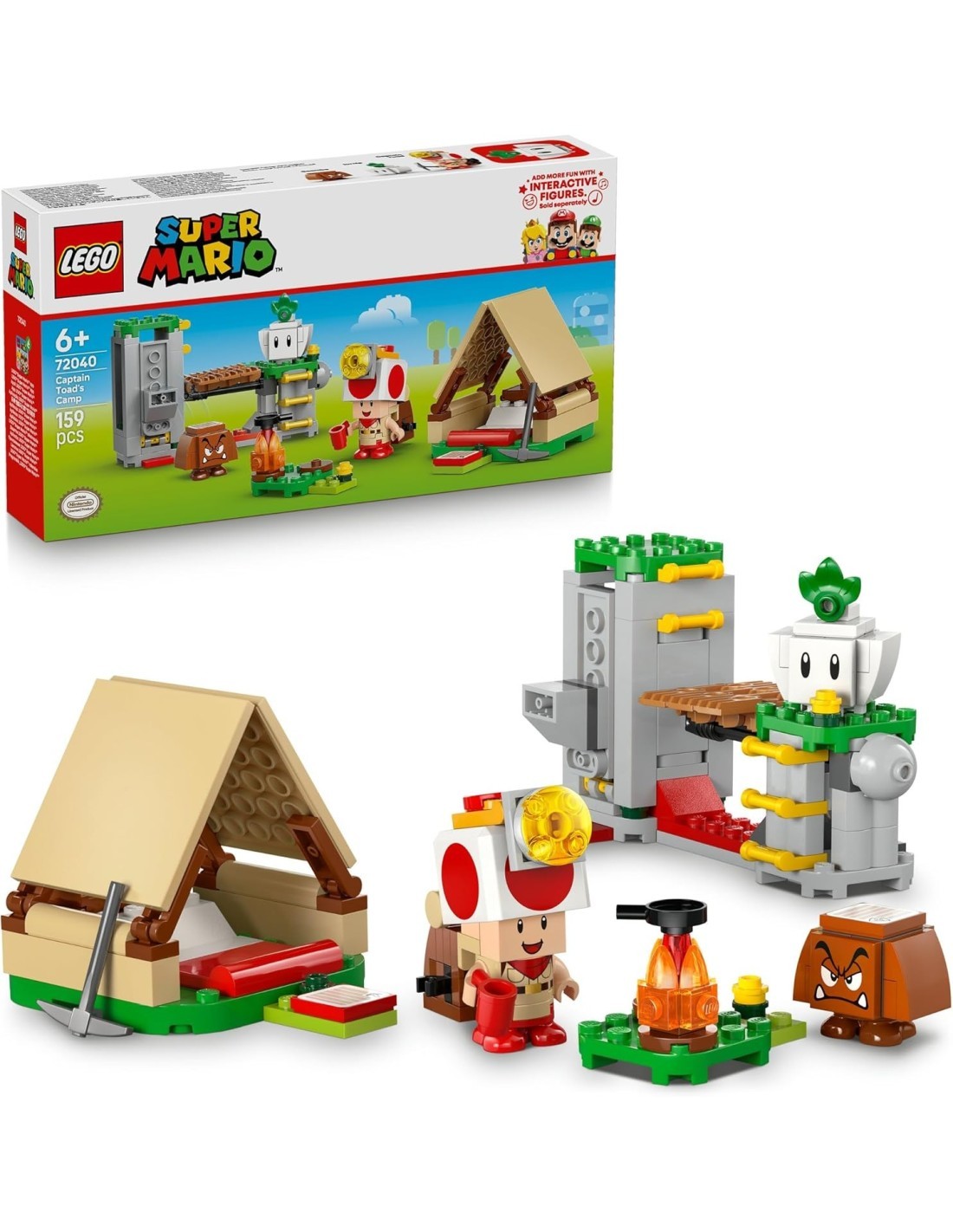 LEGO 72040 Super Mario – In Campeggio con Capitan Toad