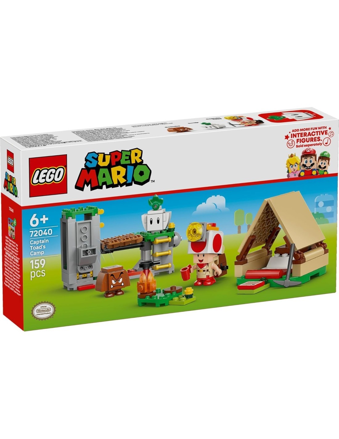 LEGO 72040 Super Mario – In Campeggio con Capitan Toad