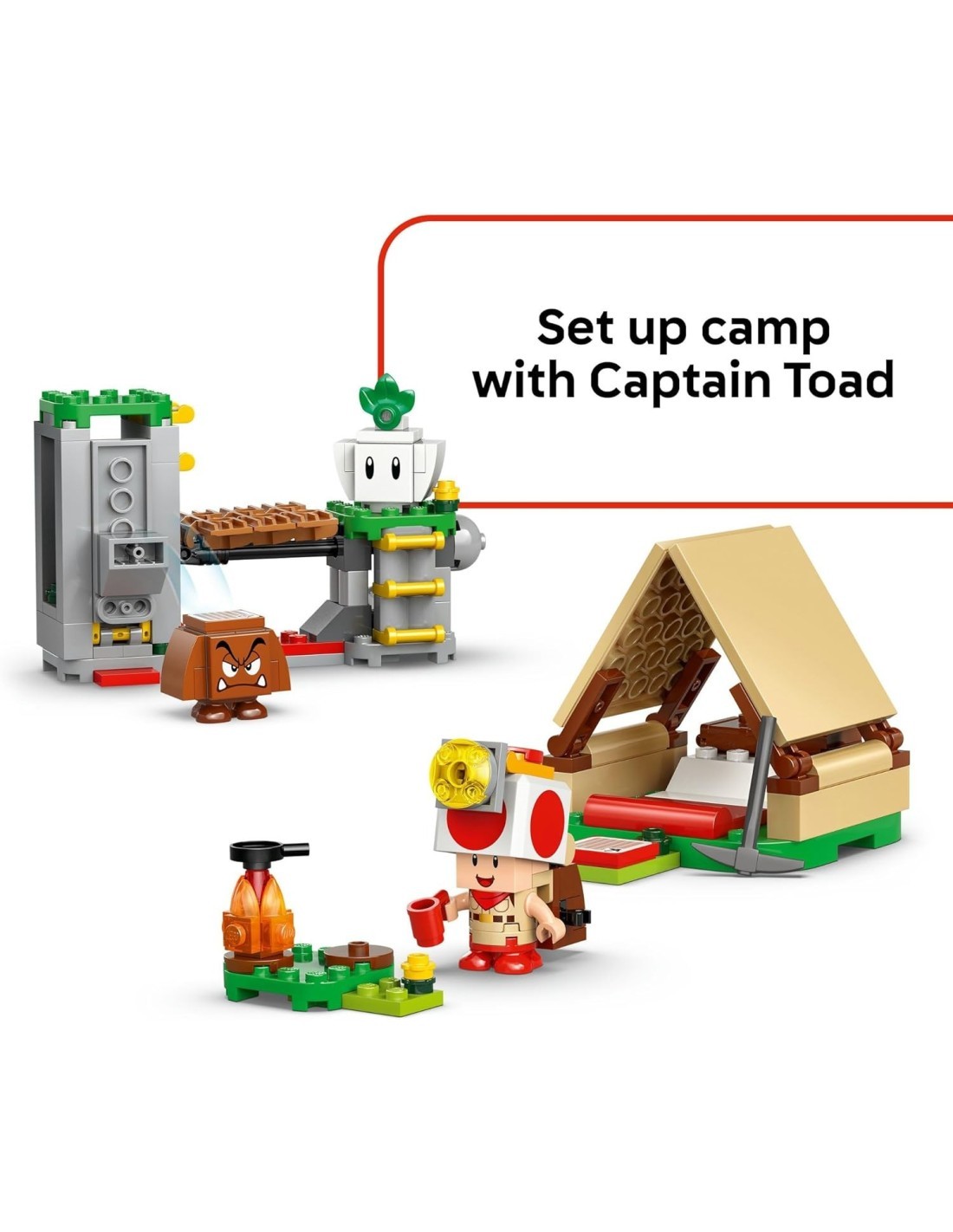 LEGO 72040 Super Mario – In Campeggio con Capitan Toad