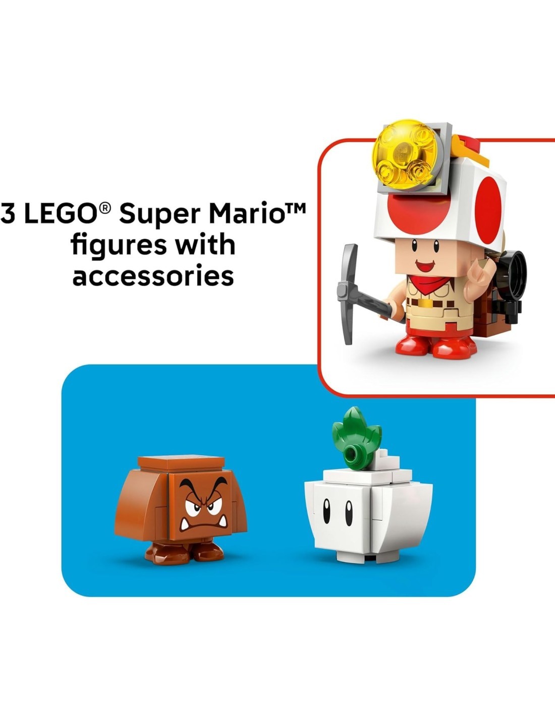 LEGO 72040 Super Mario – In Campeggio con Capitan Toad