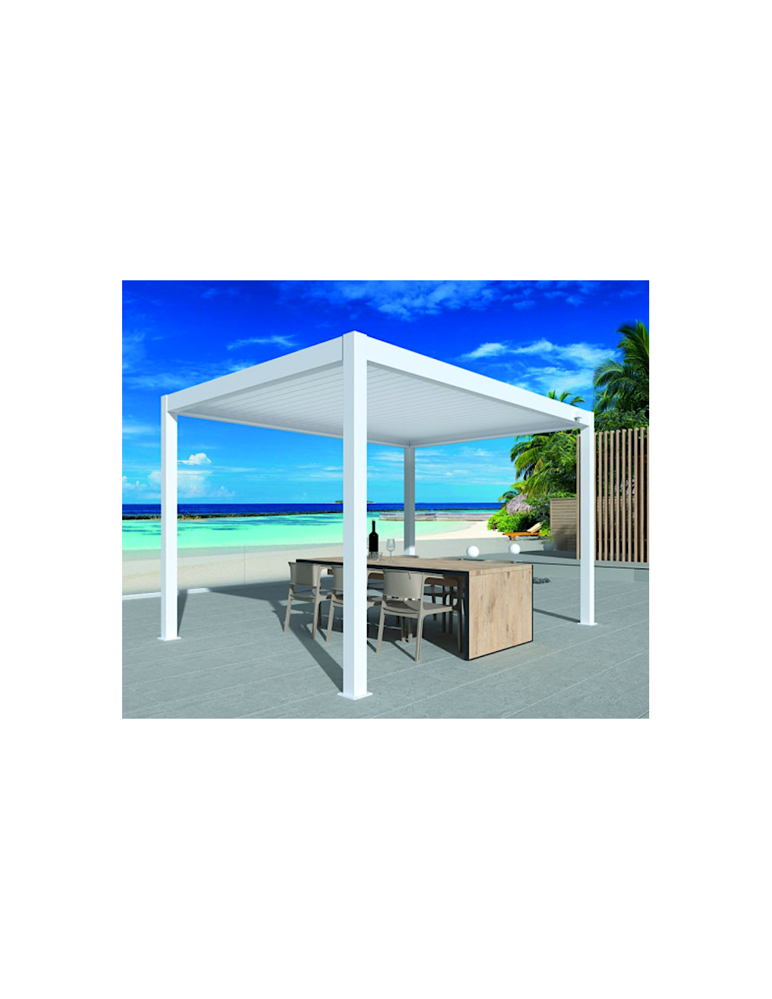 PERGOLA BIOCLIMATICA ATENA120 3X3 H2,5M