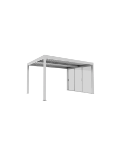 PARETE VETRO LATO 4MT BIANCO