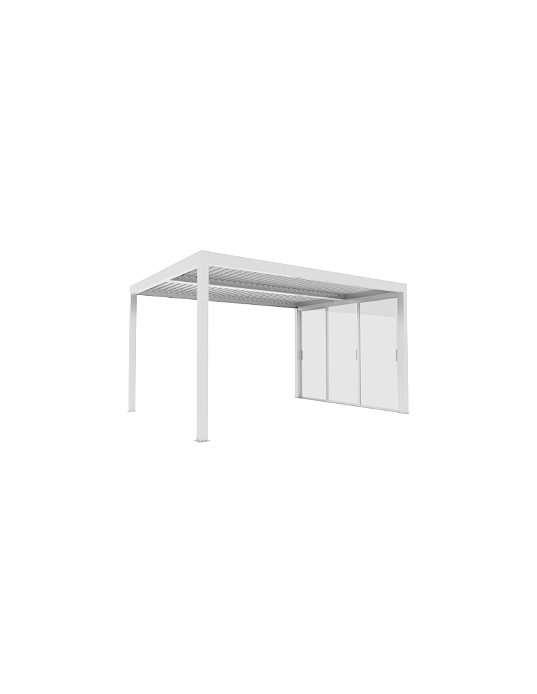 PARETE VETRO LATO 3MT ANTRACITE