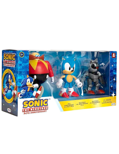 SONIC 408634 SET 3 PERSONAGGI 10CM