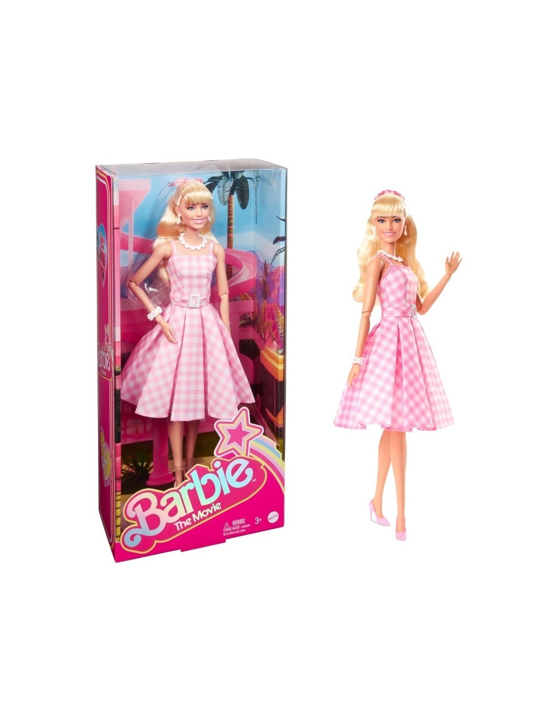 Barbie The Movie Margot Robbie, Barbie da collezione Mattel HPJ96, Barbie vintage, Barbie film 2023