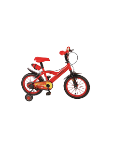 Bici 14 pollici Cars Disney, bicicletta bambini 4-6 anni, bici con rotelle Cars, bici Disney originale, bici 14"