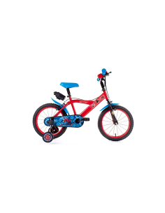 Bici 14 Spiderman, bicicletta bambini Spiderman 34595, bici Marvel 14 pollici, bici con rotelle Spiderman
