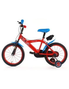 Bici 14 Spiderman, bicicletta bambini Spiderman 34595, bici Marvel 14 pollici, bici con rotelle Spiderman 2