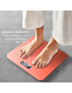 Bilancia Digitale Pesapersona BS1803V0 Premiss Arancio 160 kg