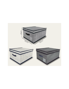 Arca Scatola di Riponimento 50x40x25 cm Colori Assortiti