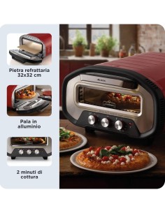 Ariete 3901 Da Gennaro Forno Pizza 2200W con Pietra Refrattaria