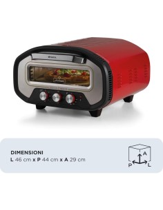 Ariete 3901 Da Gennaro Forno Pizza 2200W con Pietra Refrattaria