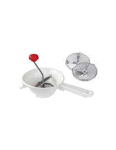 Passapomodoro Plastica 20 cm con Dischi in Acciaio