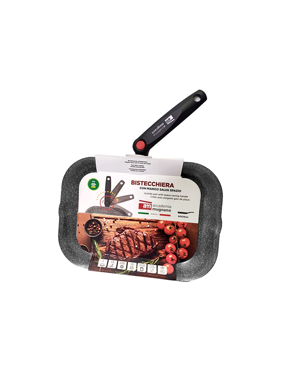 BISTECCHIERA STONE 34X24CM SALVASPAZIO