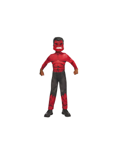 COSTUME 1001784-XS HULK ROSSO TAGLIA XS PER BAMBINO