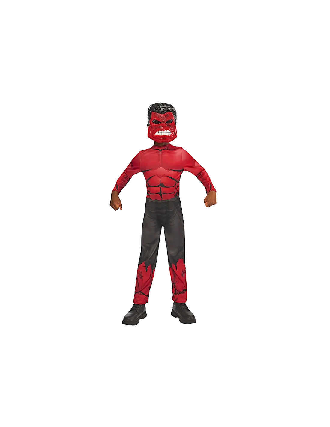 COSTUME 1001784-S HULK ROSSO TAGLIA S PER BAMBINO