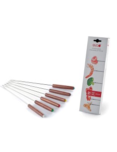 SET 6 FORCHETTE PER FONDUTA 24CM INOX 070360