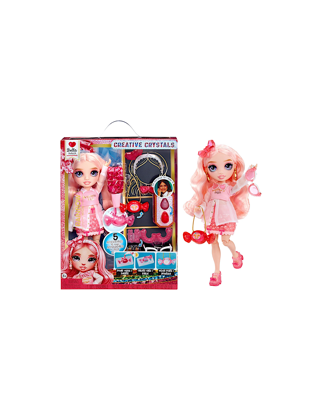 RAINBOW HIGH 121367 BELLA PARKER CREATIVE CRYSTALS