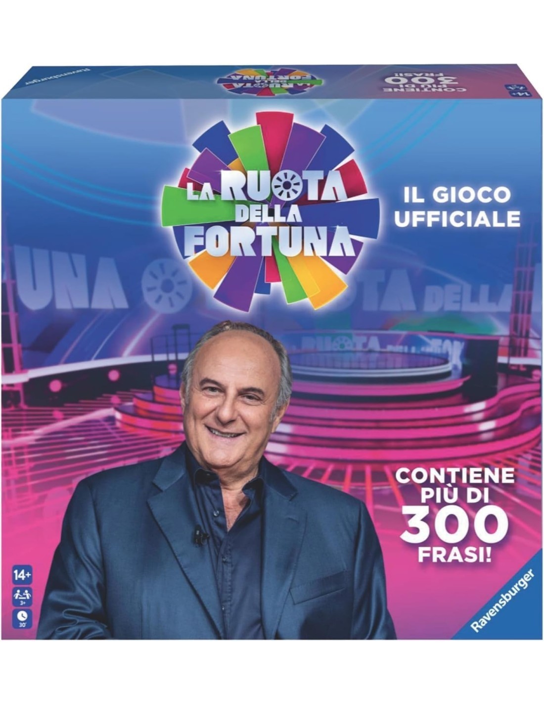 GIOCO LA RUOTA DELLA FORTUNA, GIOCO DA TAVOLO, 29X29X7 CM, EDIZIONE ITALIANA, 3+ GIOCATORI, RAVENSBURGER