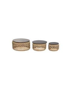 TAVOLINO MB222071 2 MIS FIBRA/MDF 59X30CM NATURALE