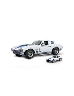 Hot Wheels Mattel Brick Shop Corvette Grand Sport 1:16 Set Costruibile da Collezione