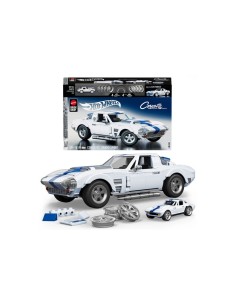 Hot Wheels Mattel Brick Shop Corvette Grand Sport 1:16 Set Costruibile da Collezione