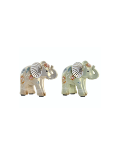 Figure in Resina Elefante 9x4,5x7 cm 2 Modelli Assortiti
