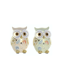 Figura in Resina Gufo 7x5x10 cm 2 Modelli Assortiti