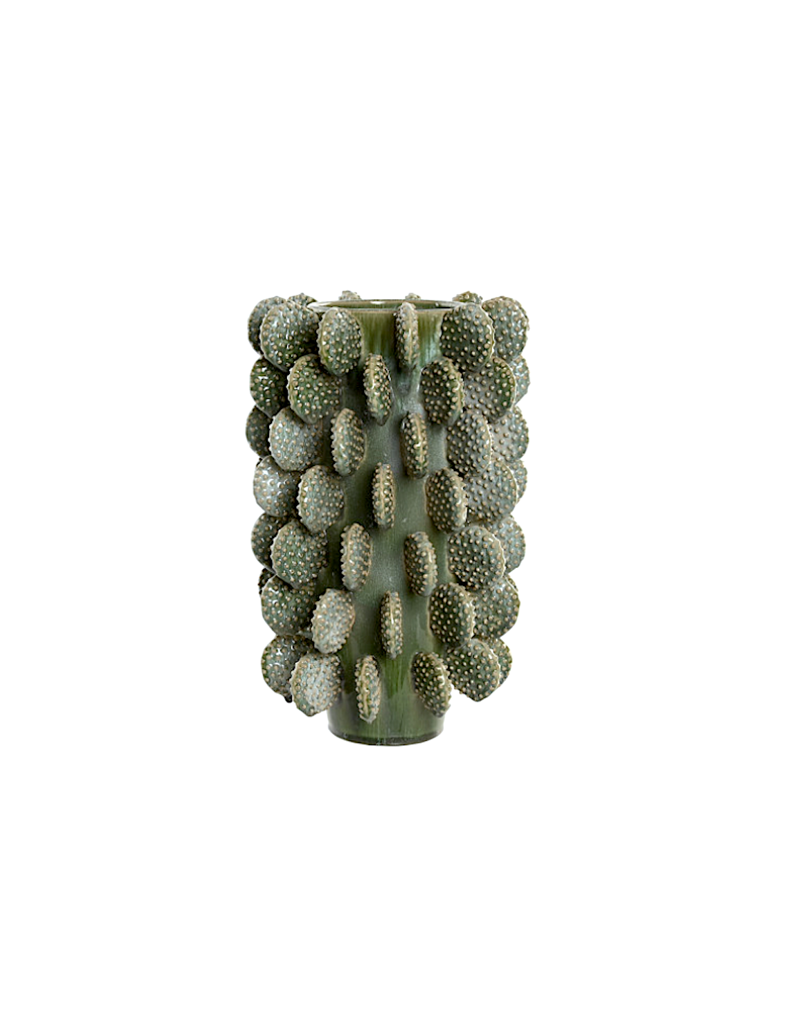 Vaso Cactus Verde in Ceramica 28x39 cm