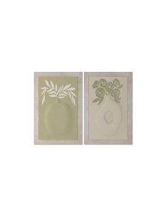 Quadro Tela Vaso 3D 80x120 cm Assortito