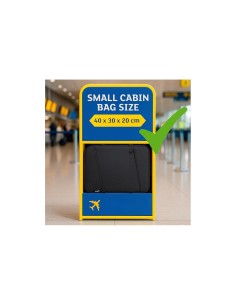 Lavatelli Zaino Sottovuoto Ryanair 40x30x20 con 2 Sacchetti Travel 2