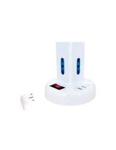 MULTIPRESA A TORRE ES129 4P BIPASSO CON INTERRUTTORE