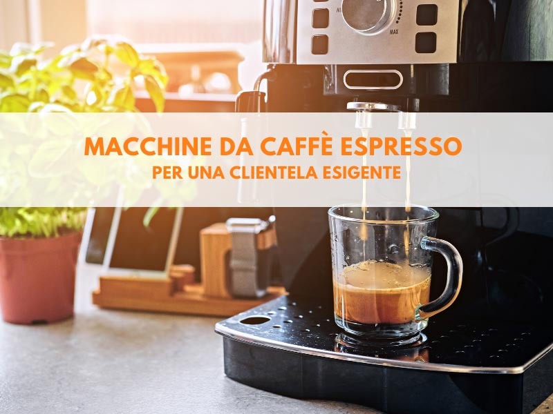 Caffè come al bar: macchine da caffè espresso per una clientela esigente