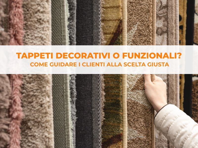 Tappeti decorativi o funzionali? Come guidare i clienti alla scelta giusta